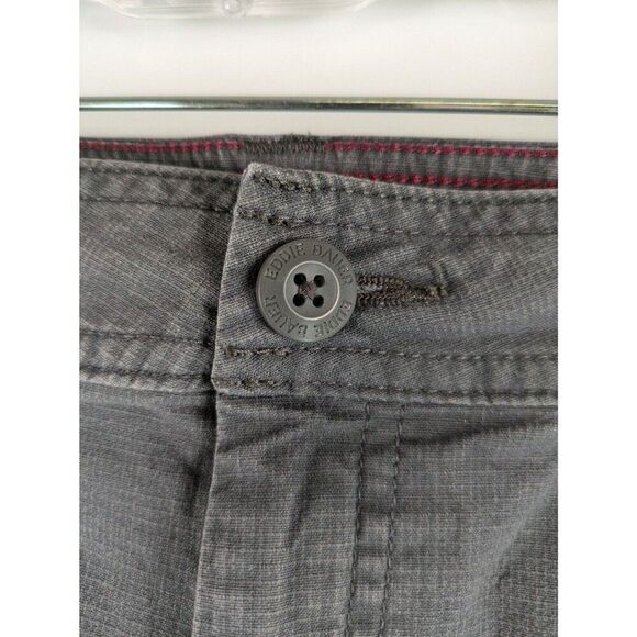 Eddie Bauer Womens Gray Chino Shorts Size 14 - Picture 4 of 11